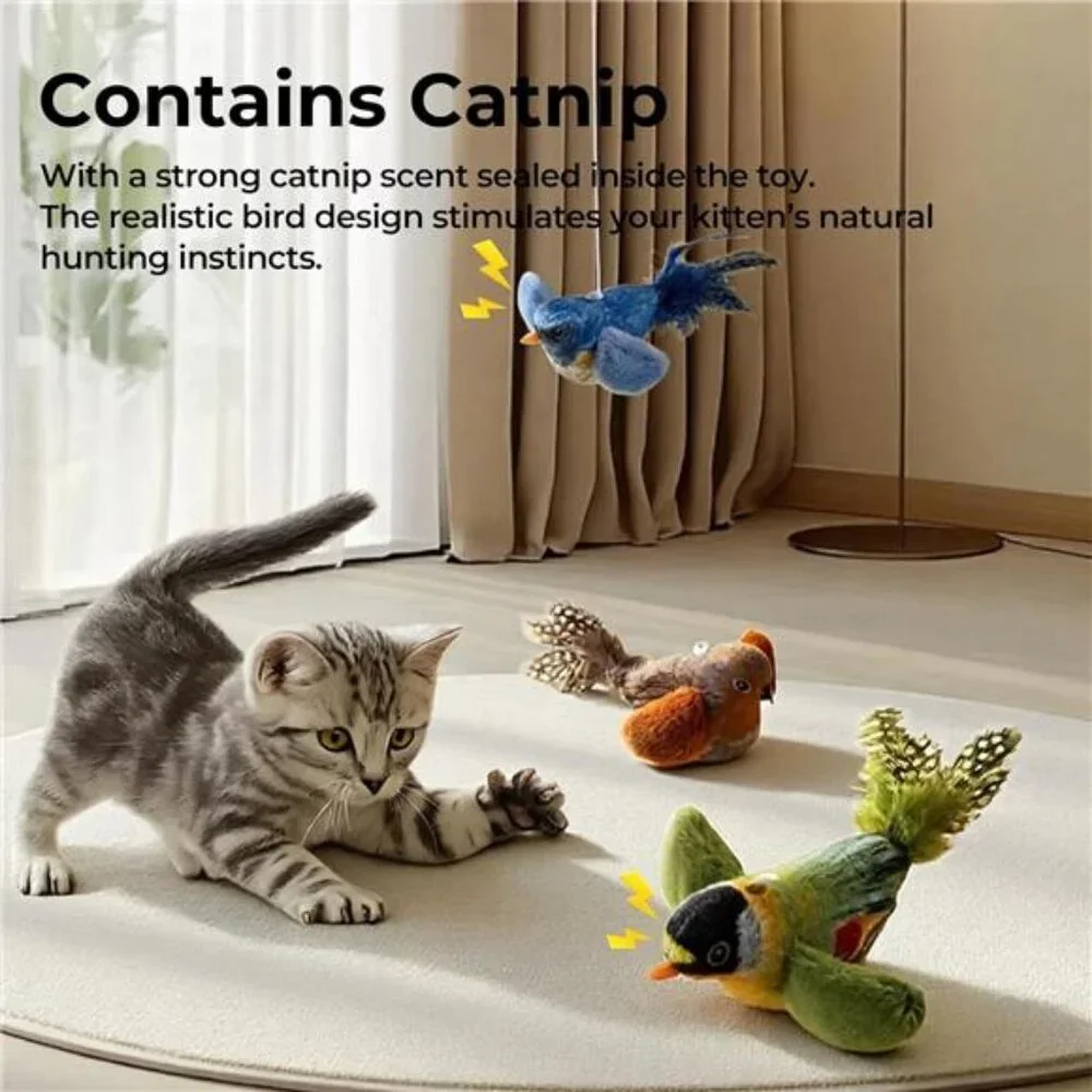 2-pack catnip cat toys that stimulate indoor cats natural hunting